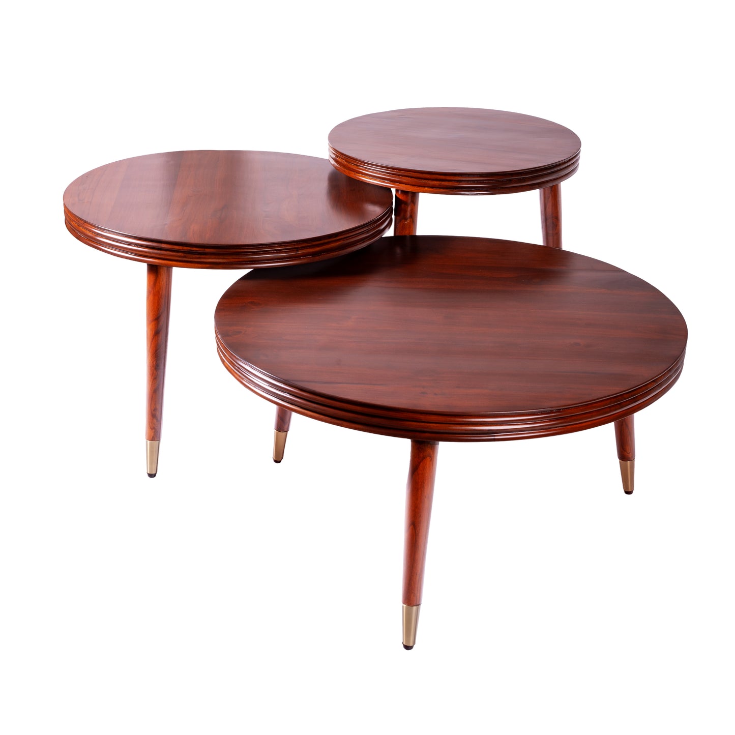 Trilaya Teakwood nested Table