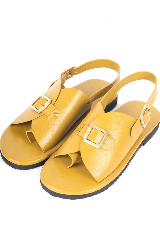 Envelope Sandals Single Buckle