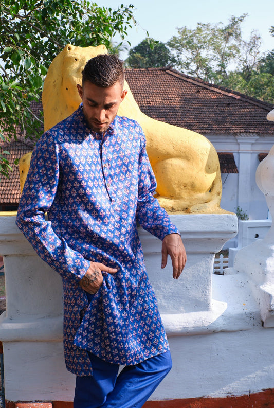 Anjeer Silk Kurta