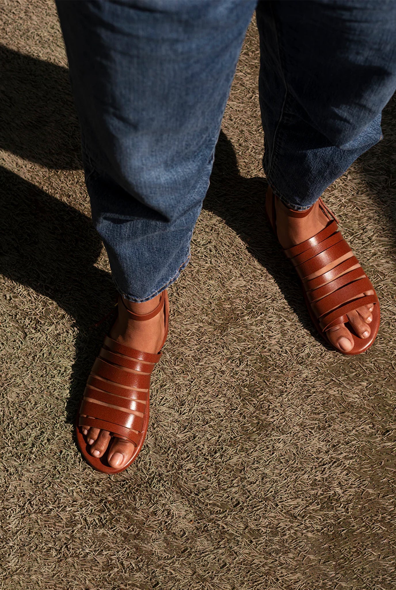 Ankle strap platforms