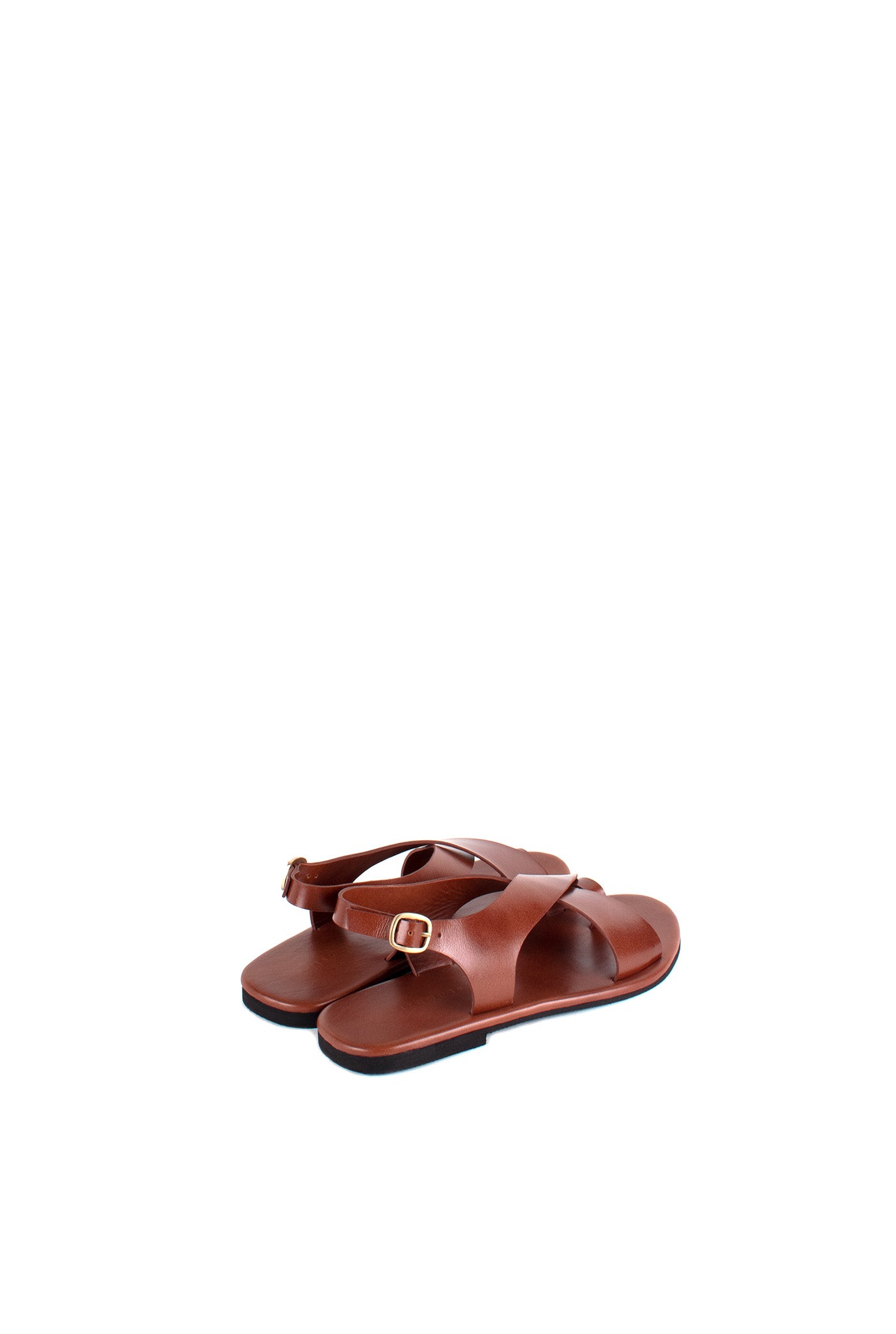 Crossover - Strap Leather Women's Sandals