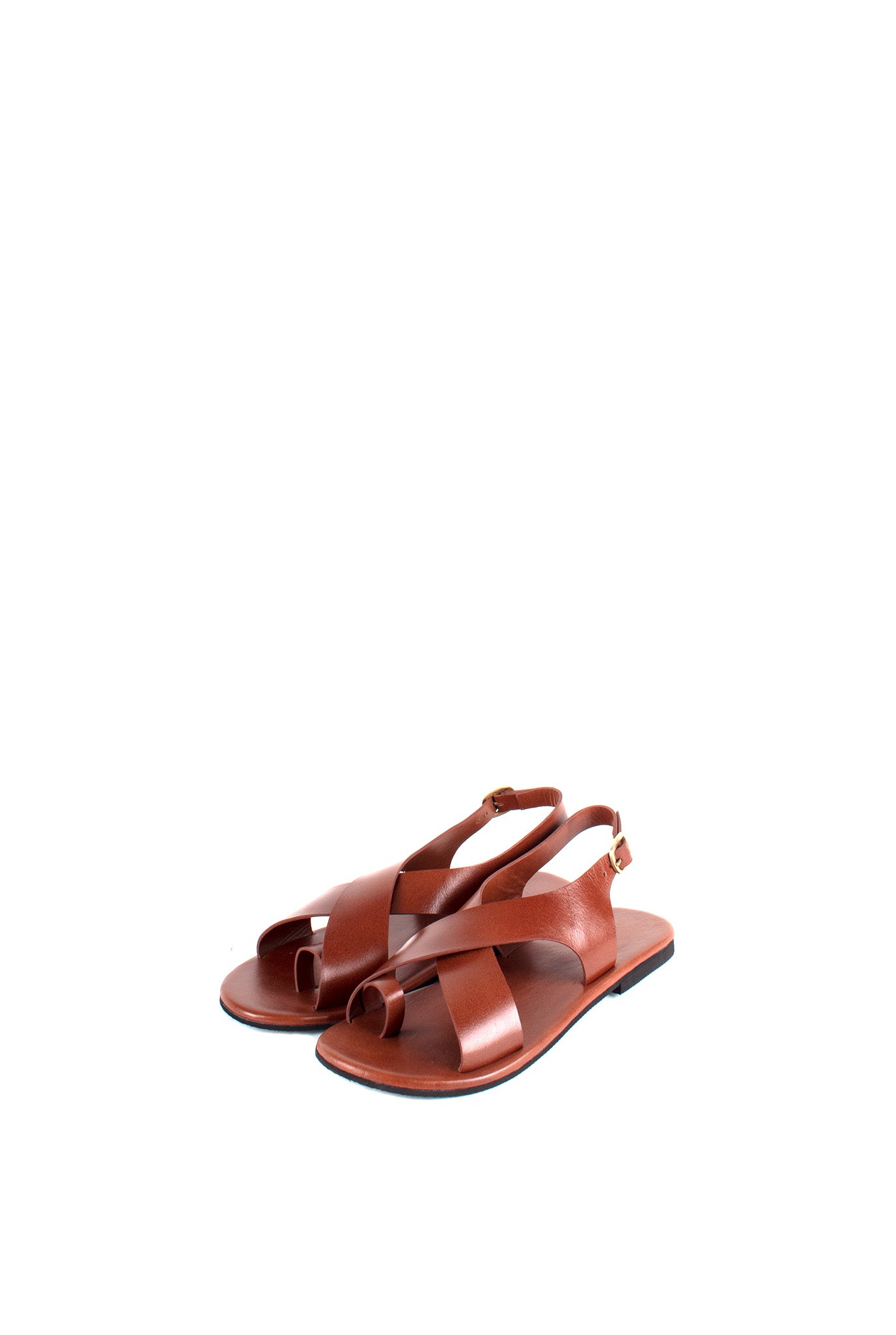 Crossover - Strap Leather Women's Sandals