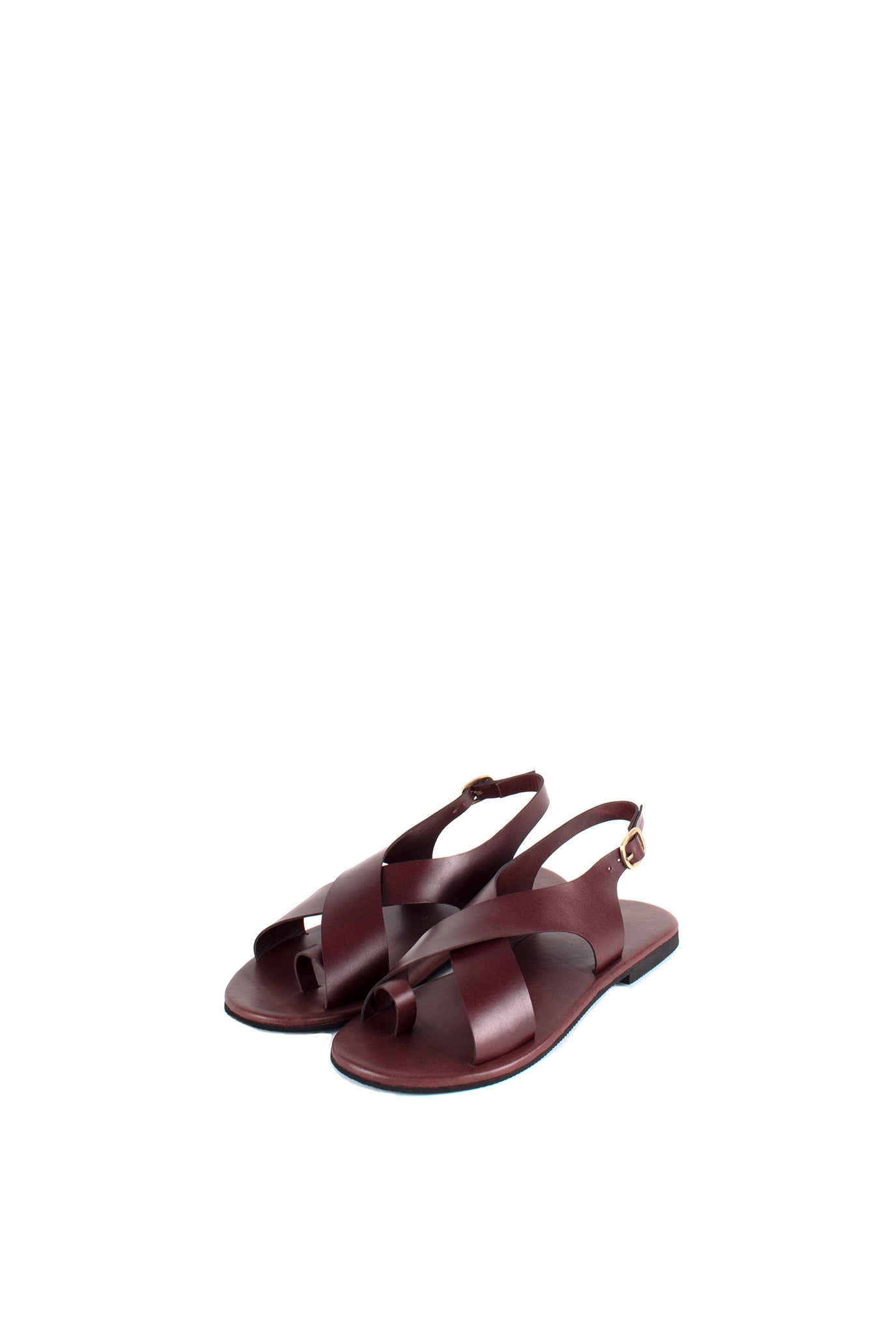 Crossover - Strap Leather Women's Sandals