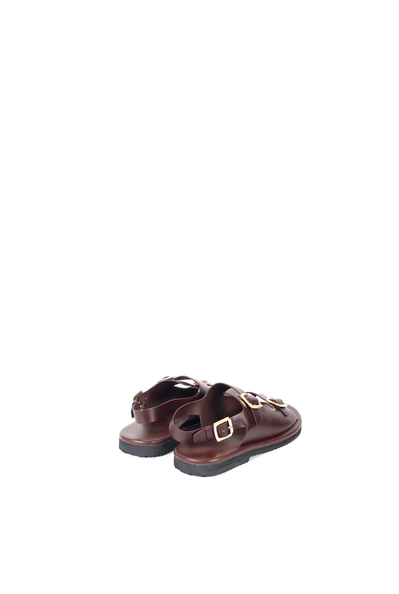 Classic Two Strap Leather Sandals