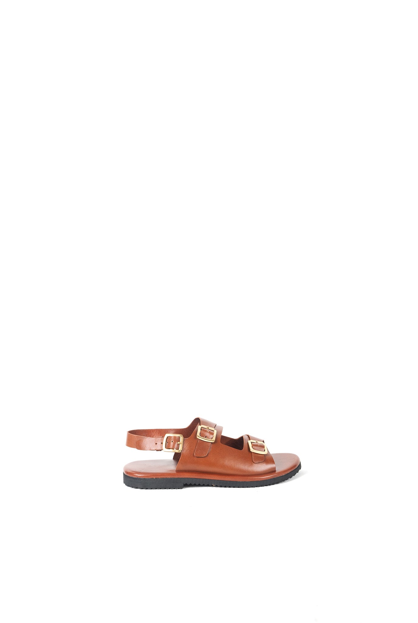 Classic Two Strap Leather Sandals