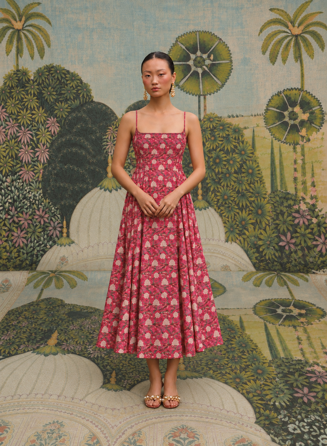 Jaal Pleated Dress