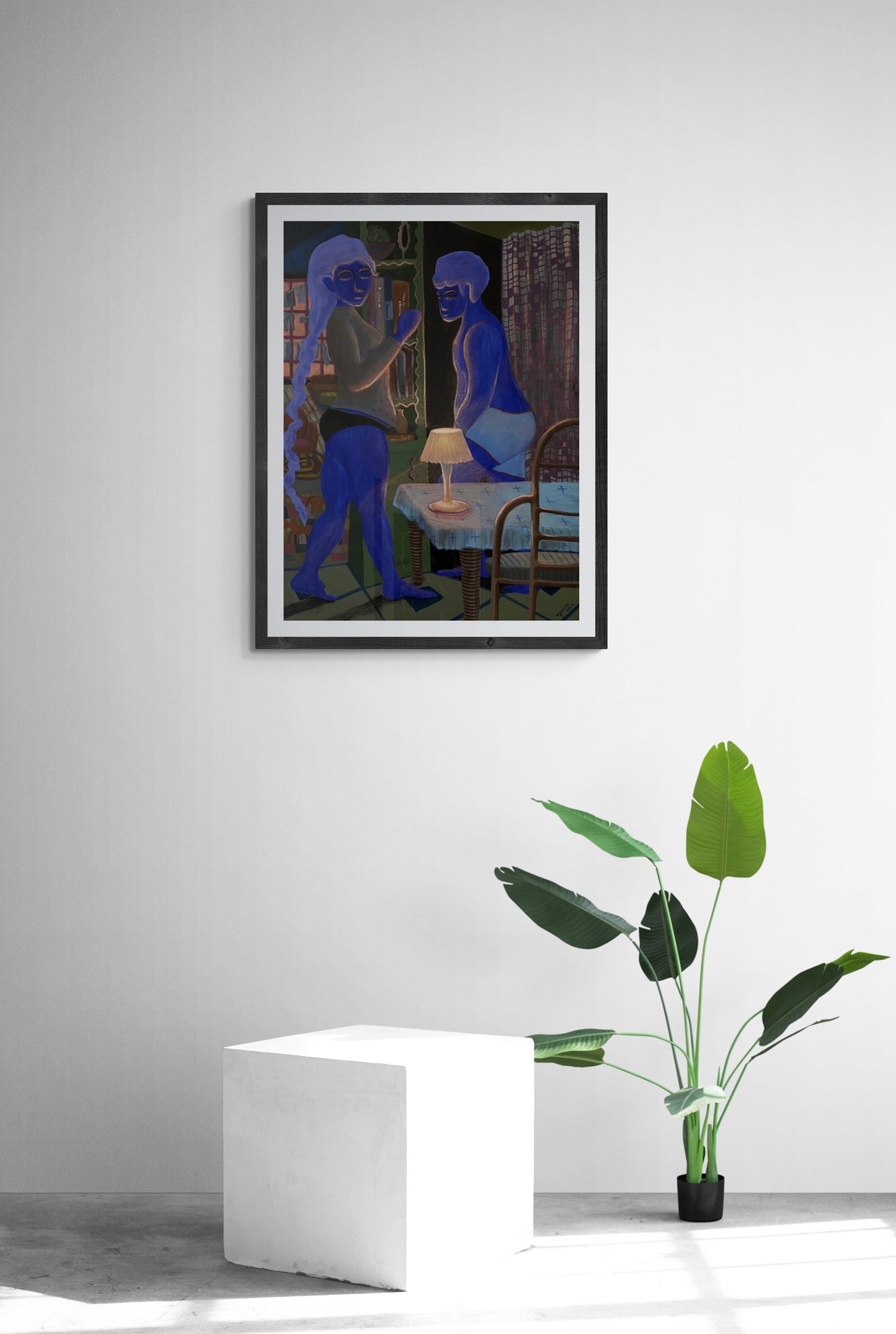 Evening Blues Art Print