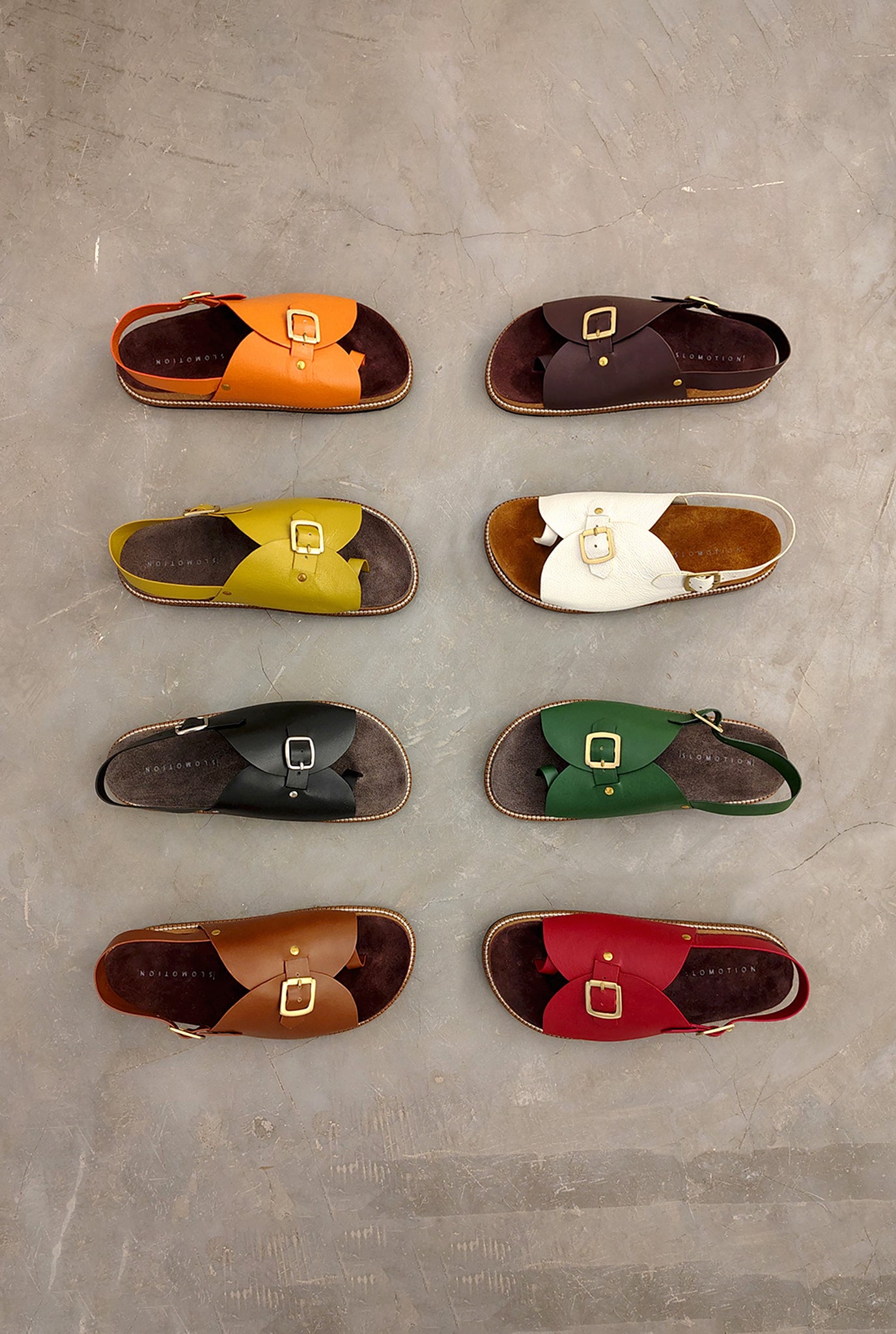 Envelope Cork Sandals Single Buckle