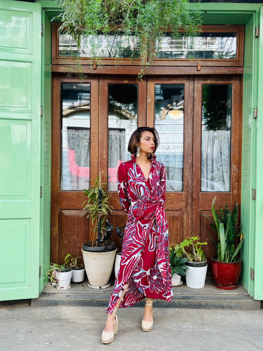 Myna Wrap dress