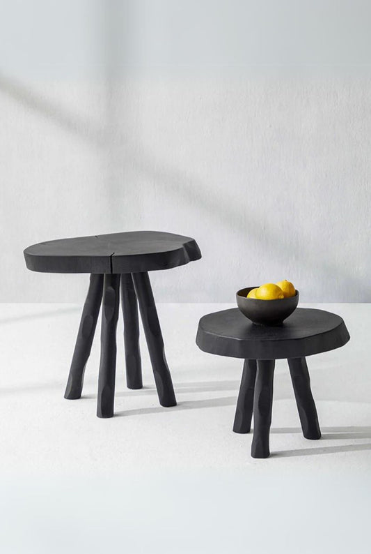 UNEVEN STOOLS - SET OF 2