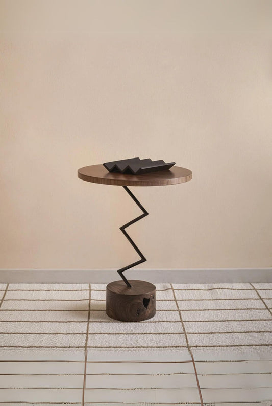 ZIG ZAG END TABLE