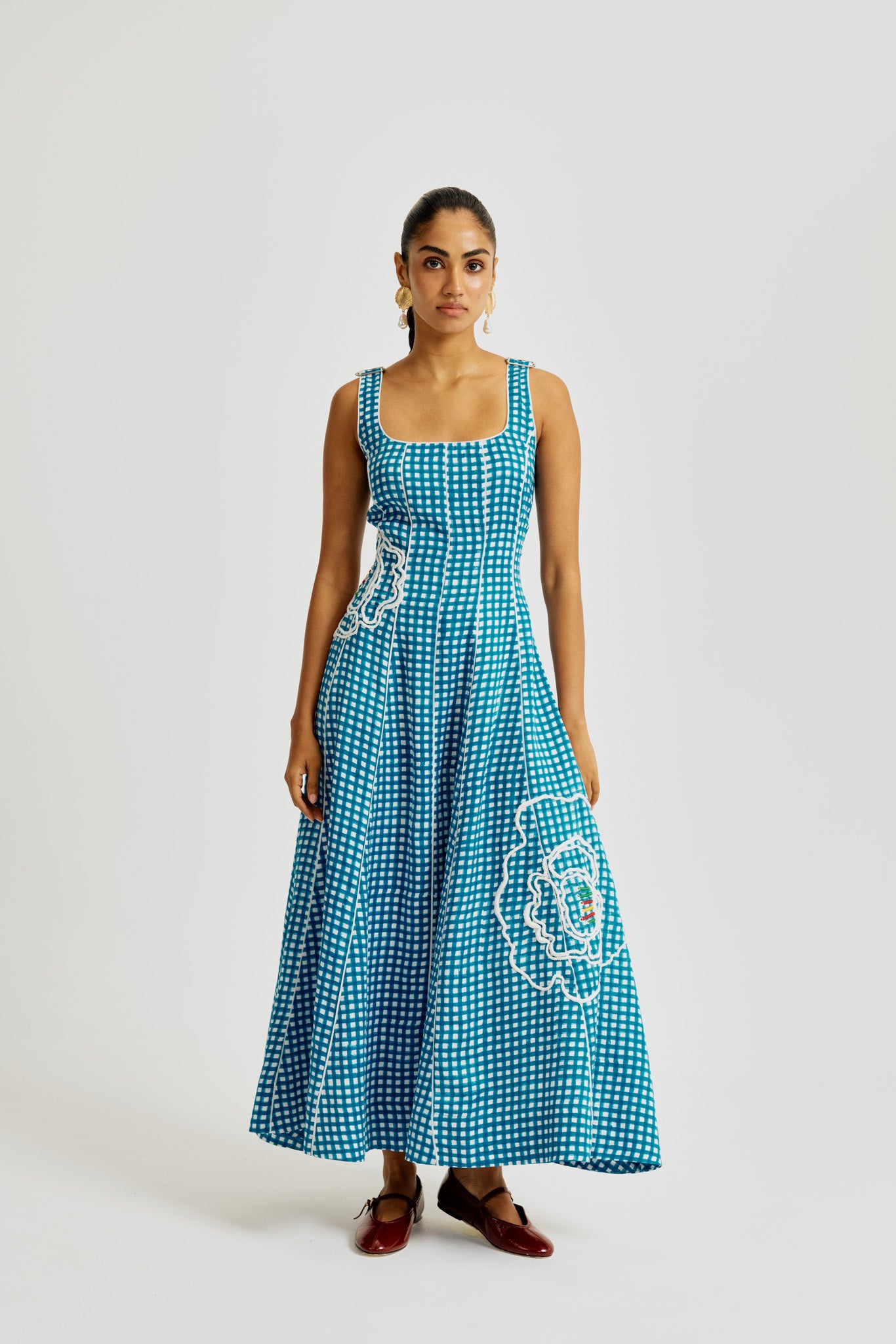 Soro Check Dress