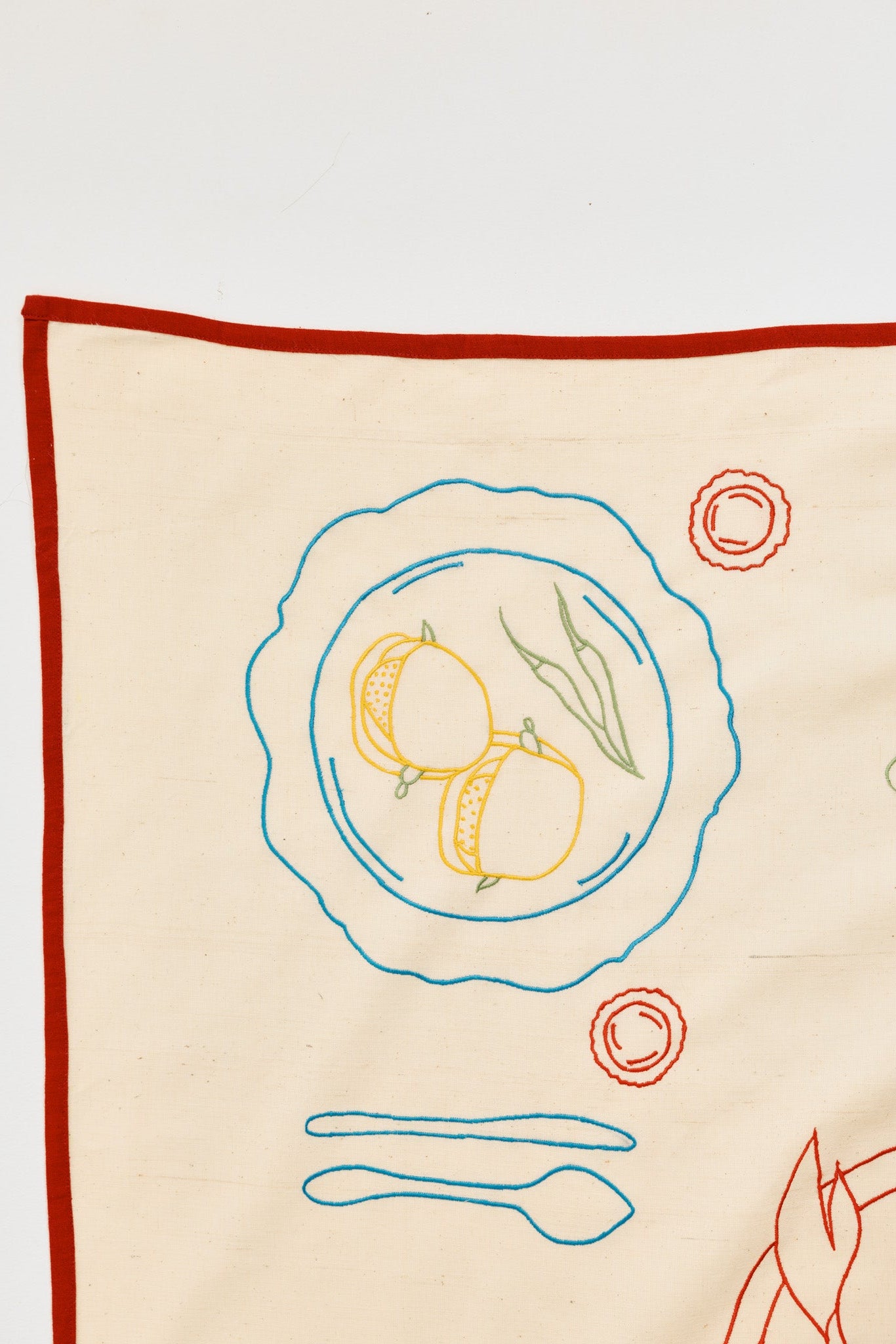 Lobster Handloom Tablecloth