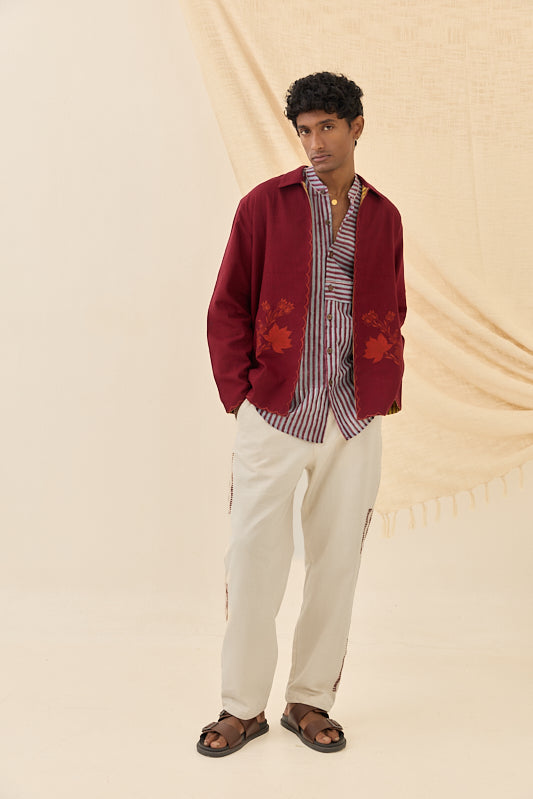 Kuhu Handloom Reversible Jacket