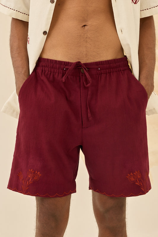 Kuhu Handloom shorts
