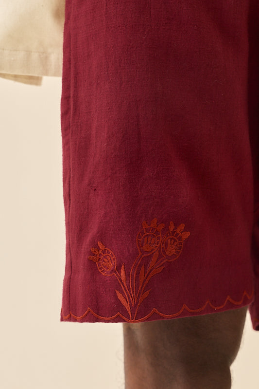 Kuhu Handloom shorts