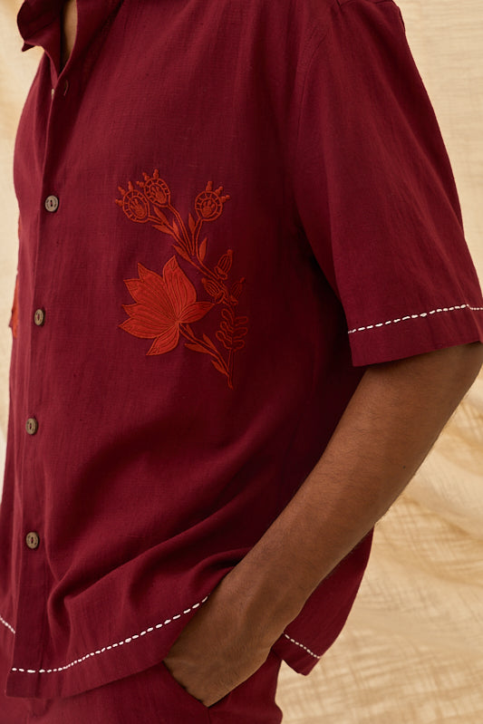 Kuhu Handloom Boxy Fit Shirt