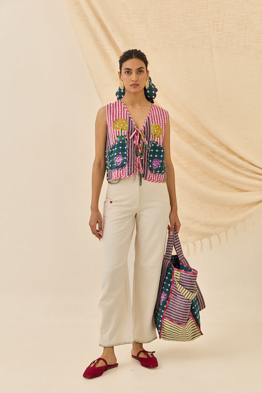 Lali Multiprint Waistcoat