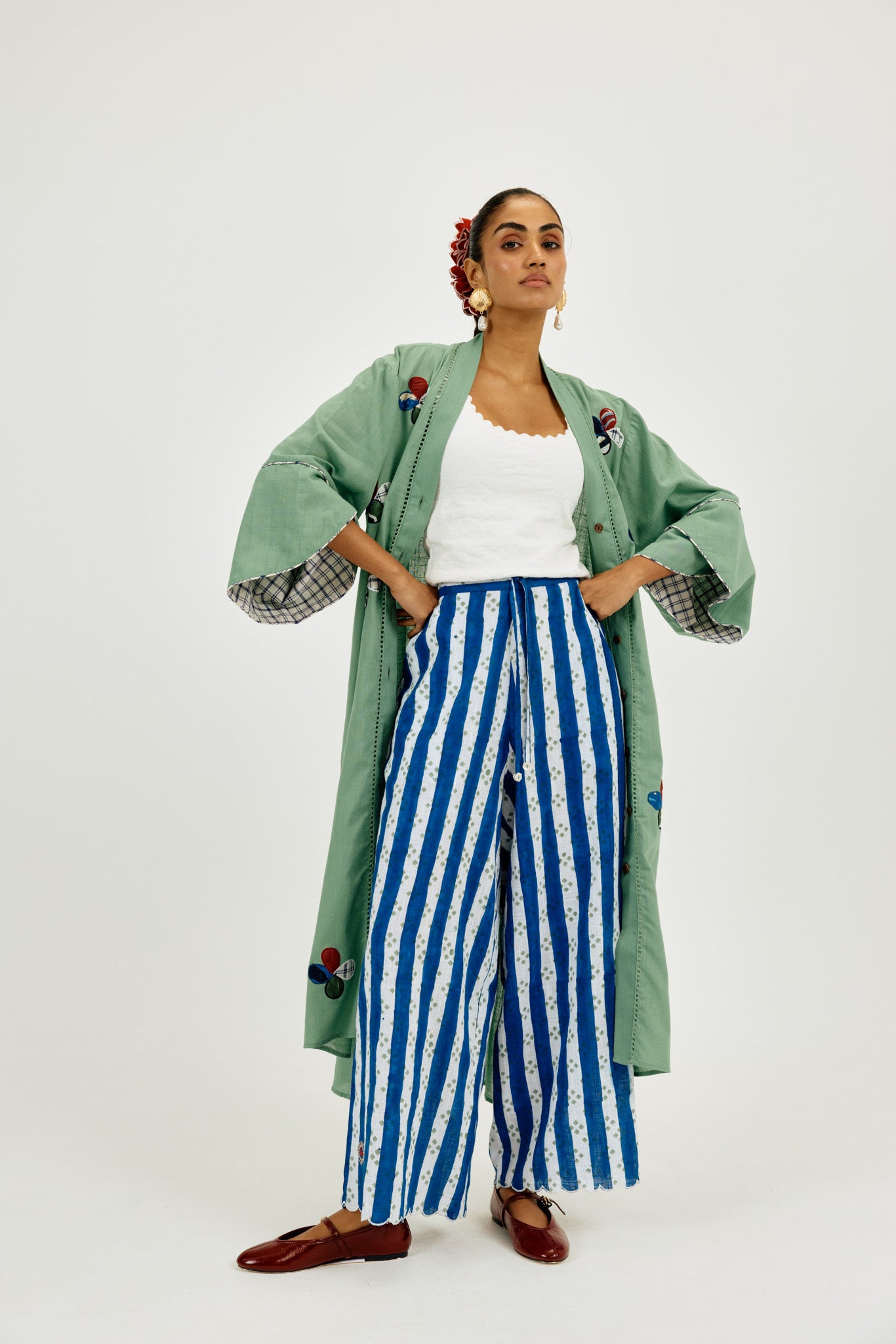 Ira Stripe Trousers