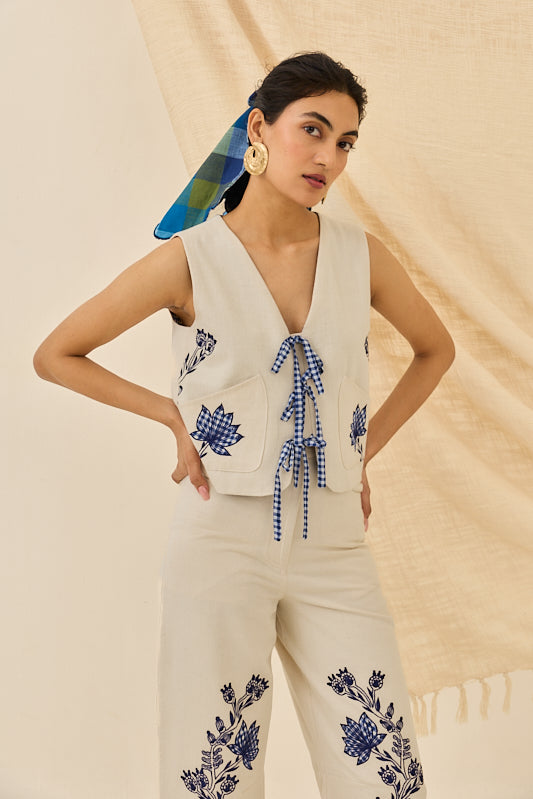 Saras Handloom Waistcoat