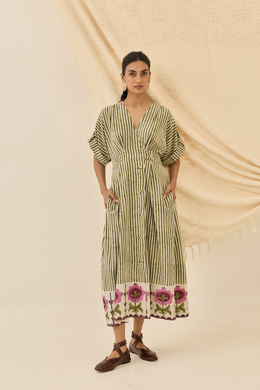 Pihu Handloom Wrap Dress