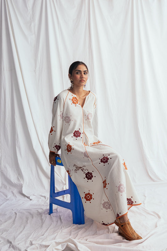 Thandai Peasant Dress