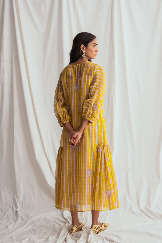 Dhoop Peasant Dress