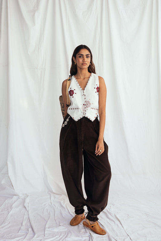 Thandai Corduroy Waistcoat