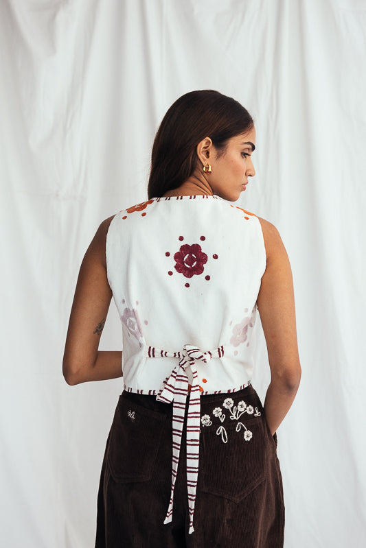 Thandai Corduroy Waistcoat