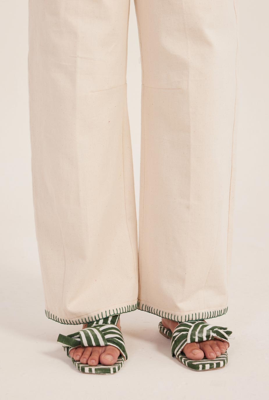 Kiji Handloom Denim Trousers