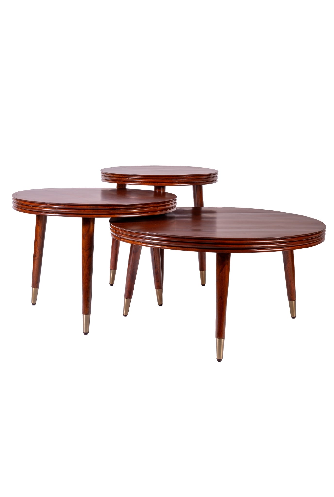 Trilaya Teakwood nested Table