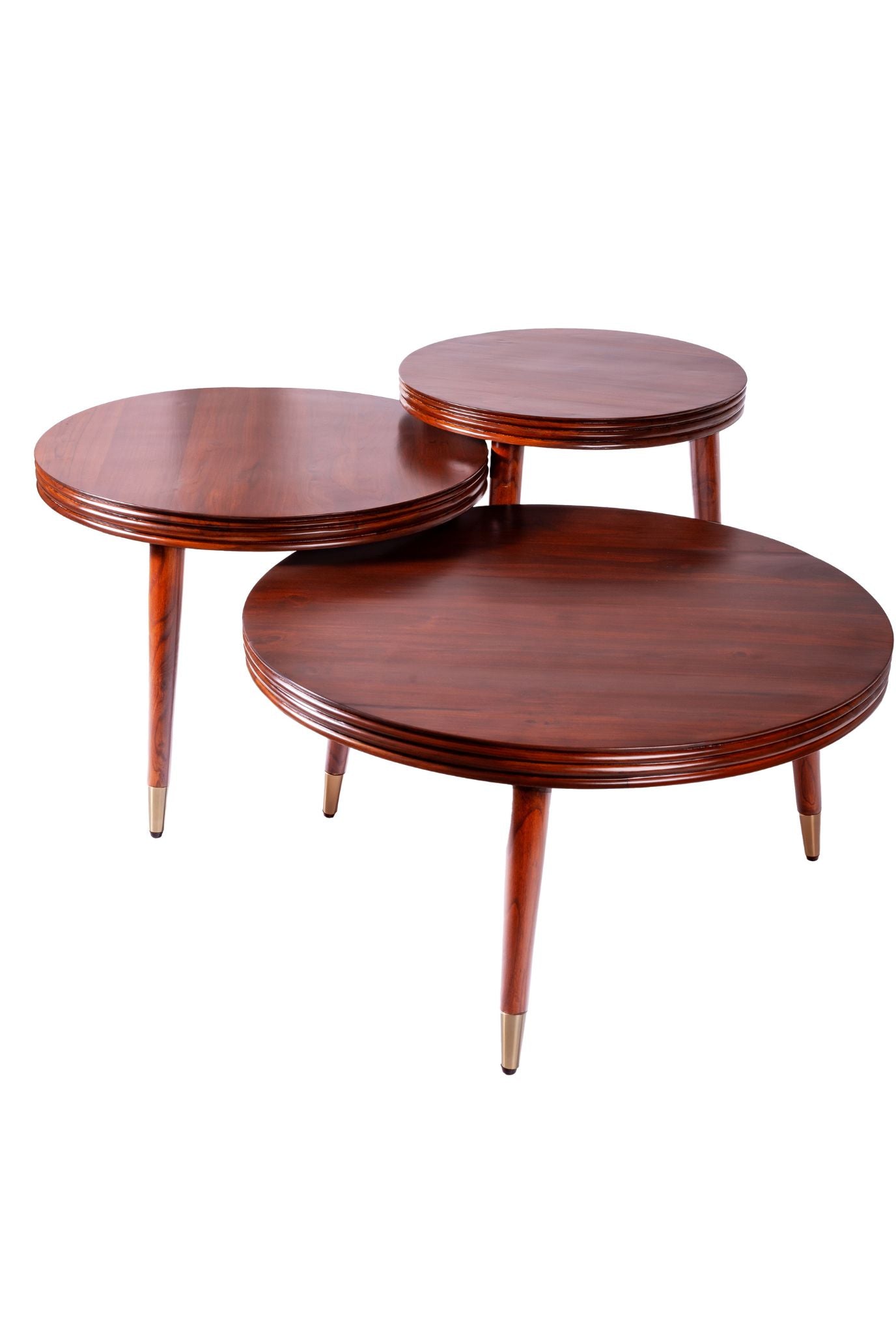 Trilaya Teakwood nested Table