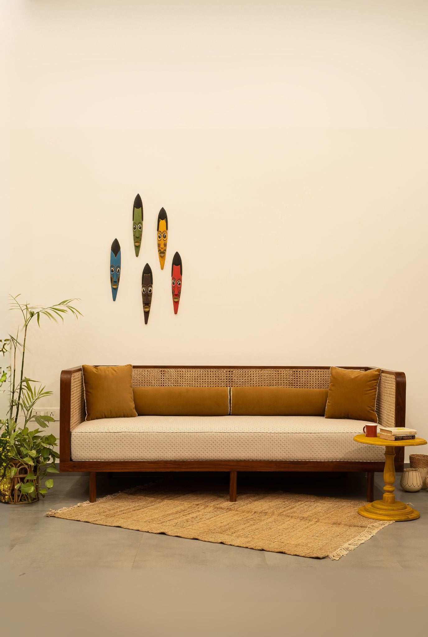 Ravah teak wood sofa