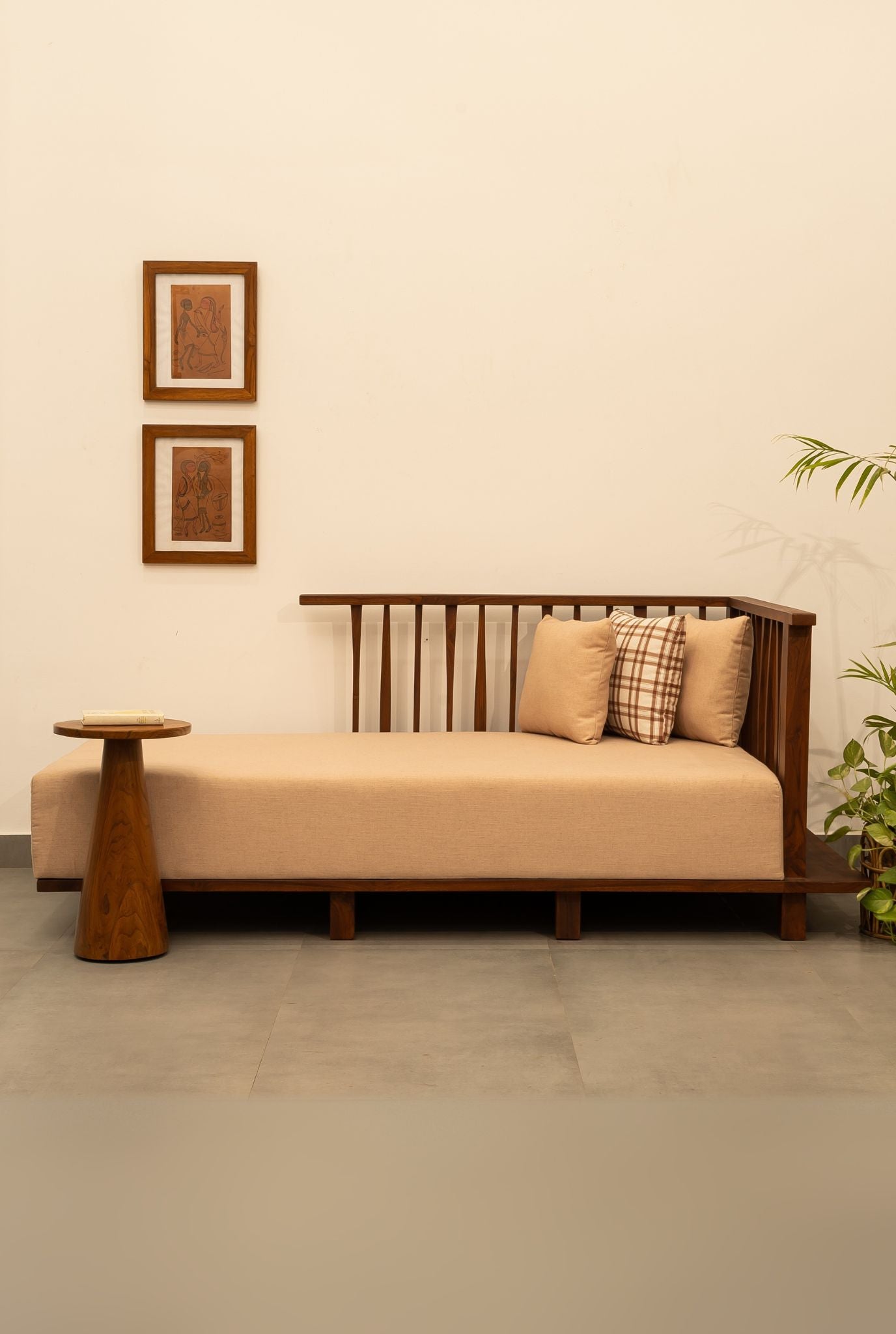 Takhat Teak Wood Day Bed