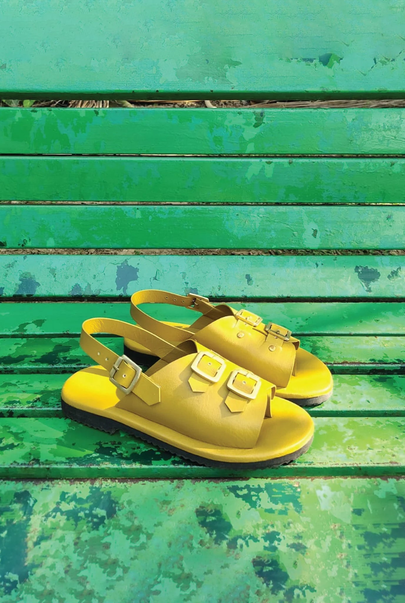 Envelope Sandals Double Buckle