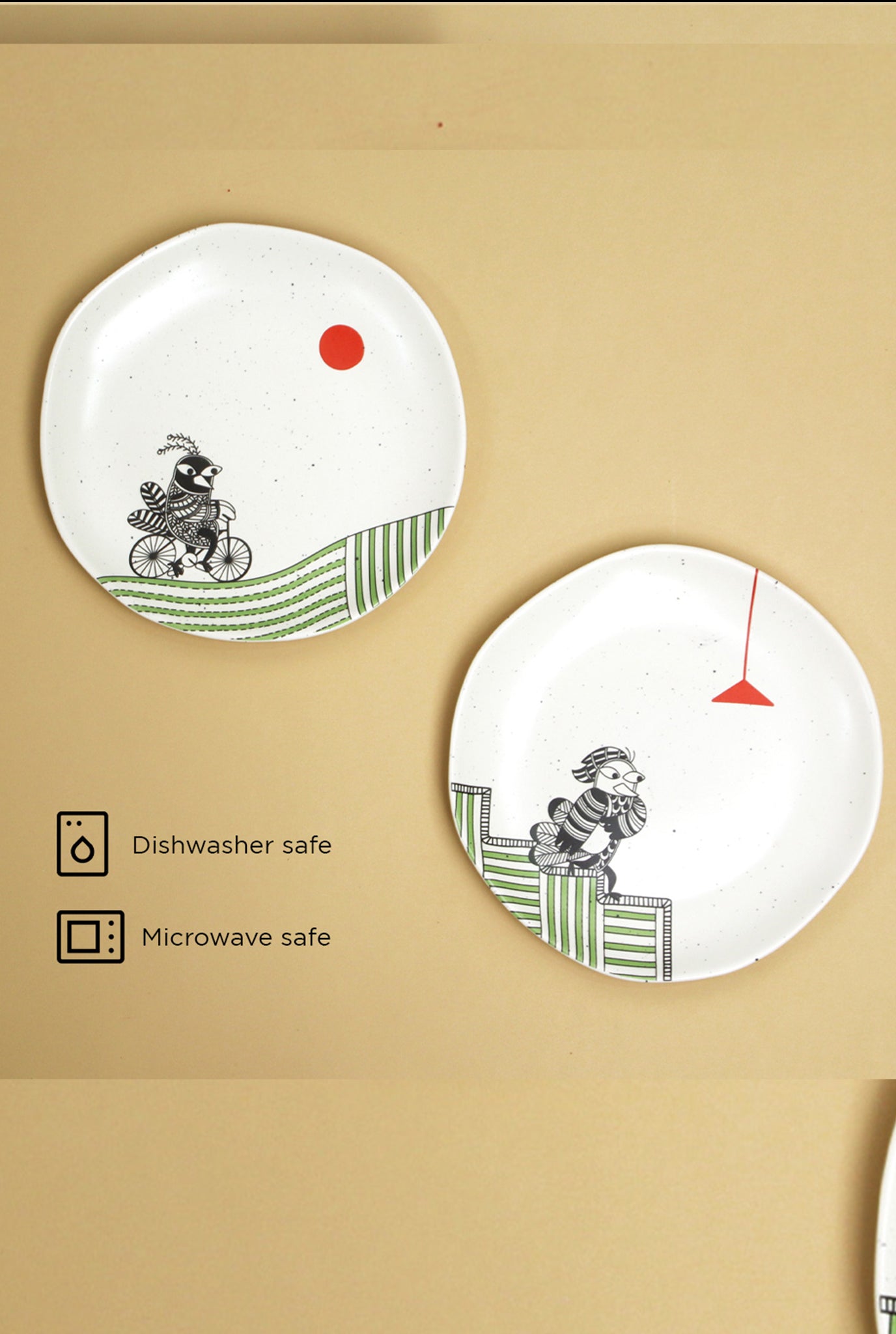 On Course Quarter Plates (Set Of 4)