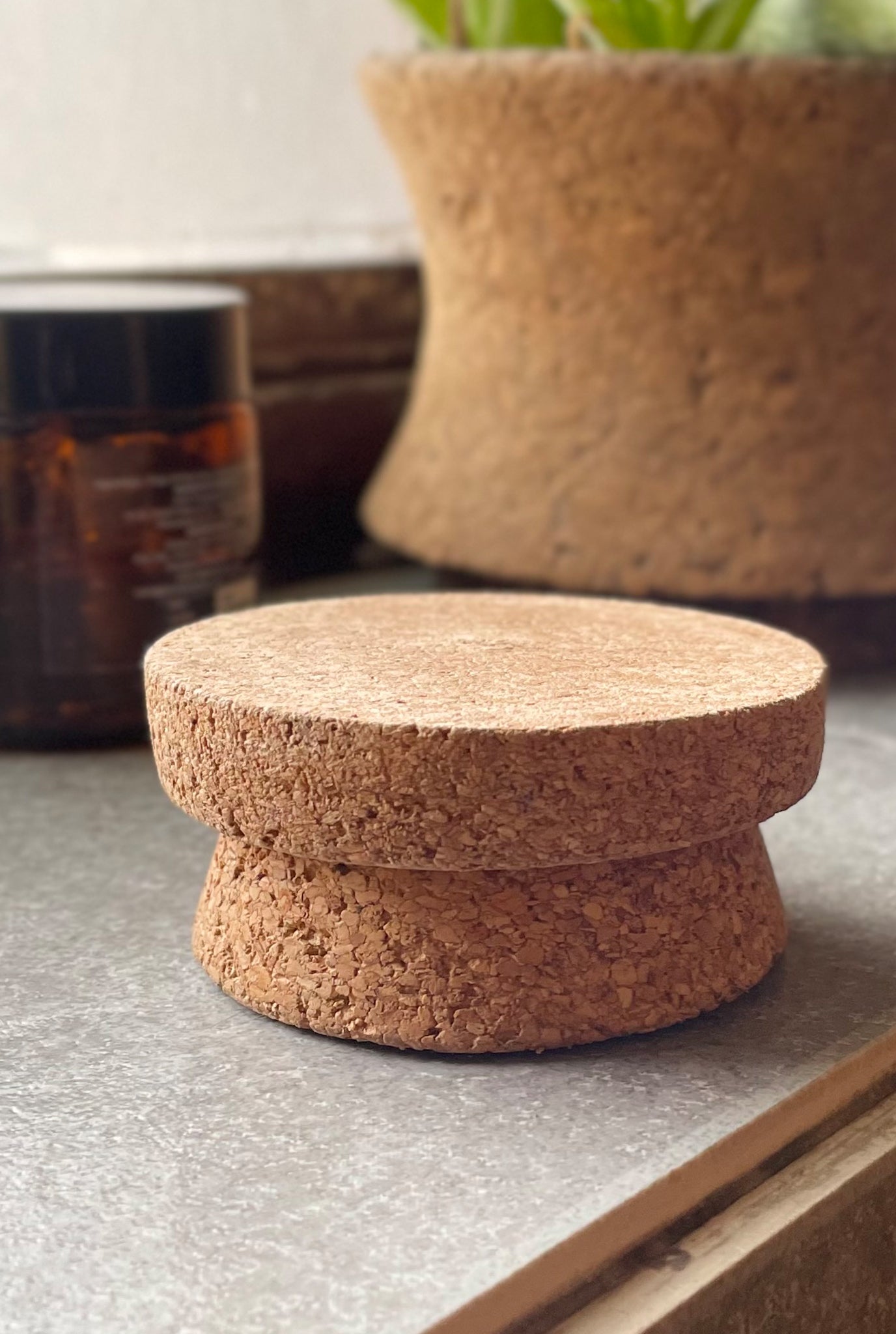 CORK SOAP DISH