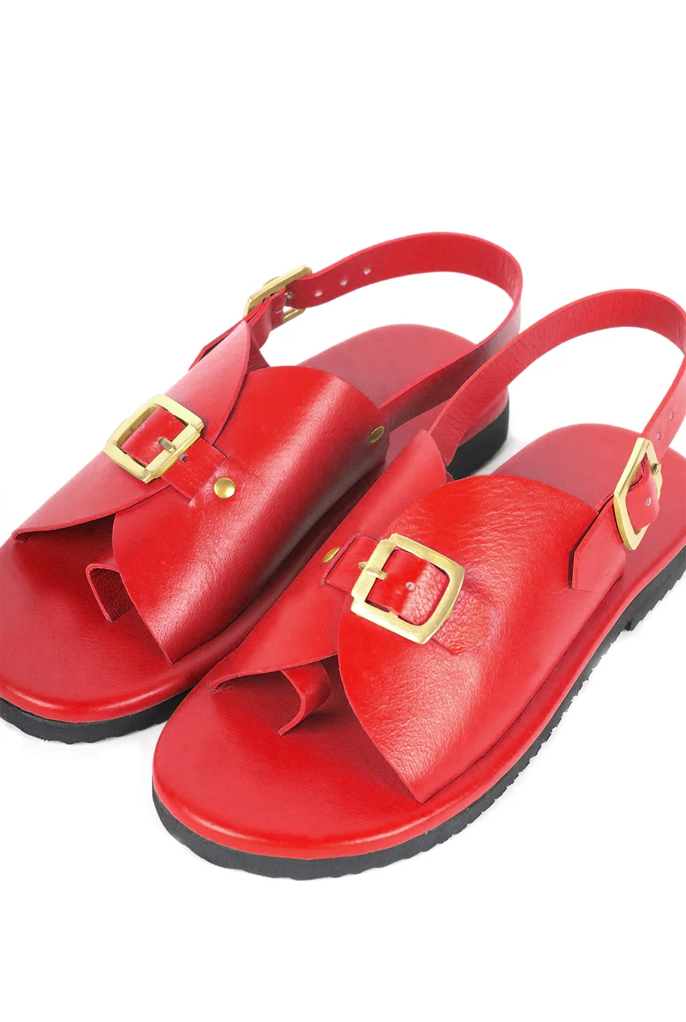 Envelope Sandals Single Buckle