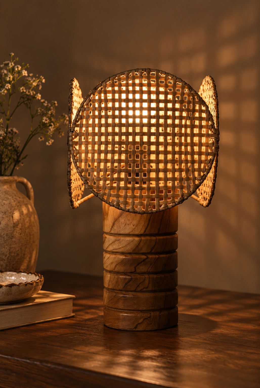 Ahoto Cane Table Lamp (Shipping Only In India)