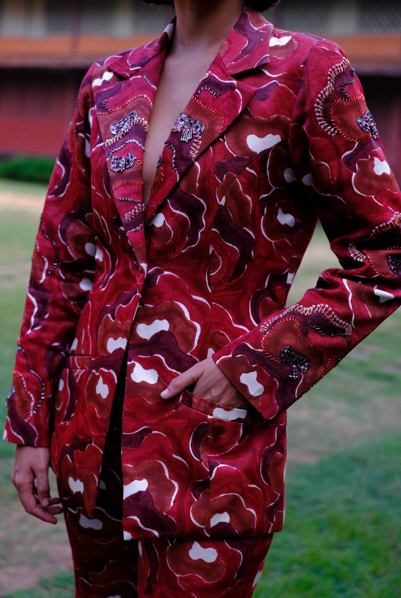 Salima Silk Blazer
