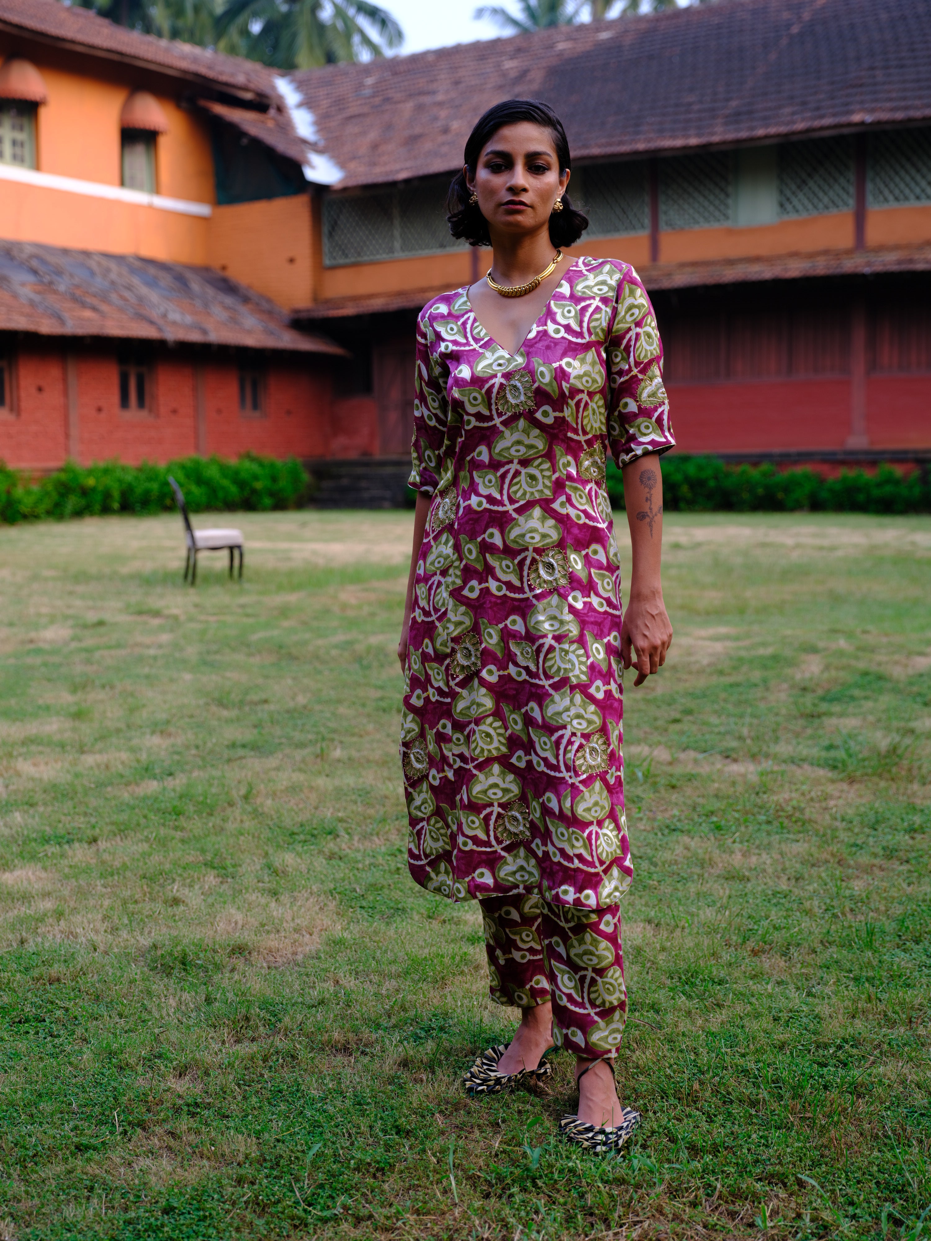 Velu Silk Kurta Set + Dupatta