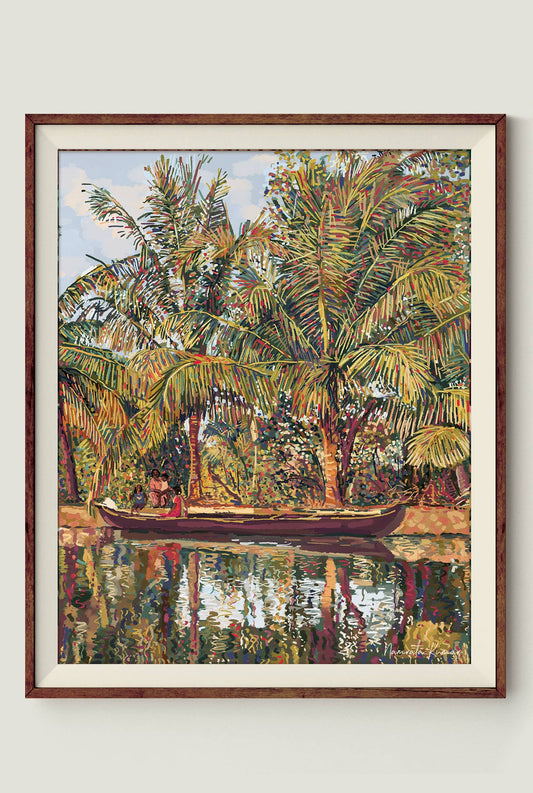 KOCHI BACKWATERS 1 ART PRINT