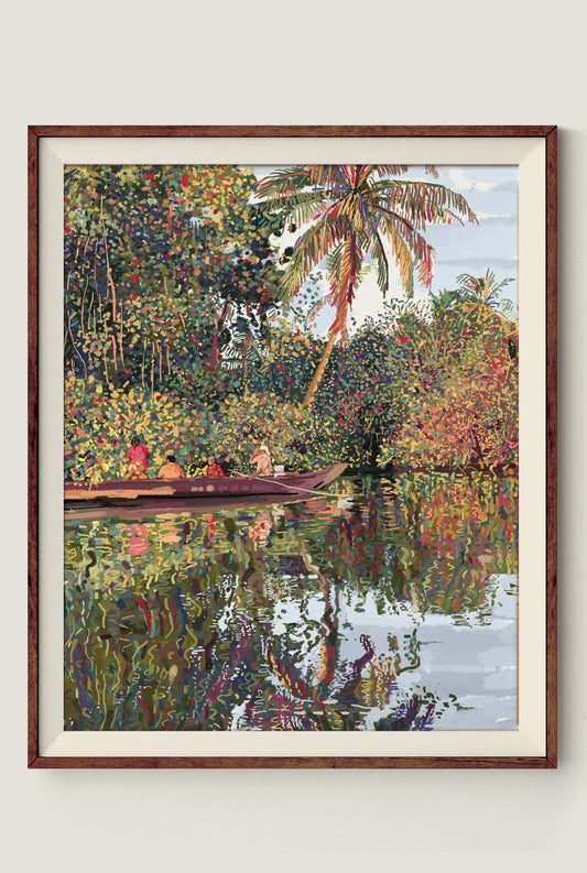 KOCHI BACKWATERS 2 ART PRINT