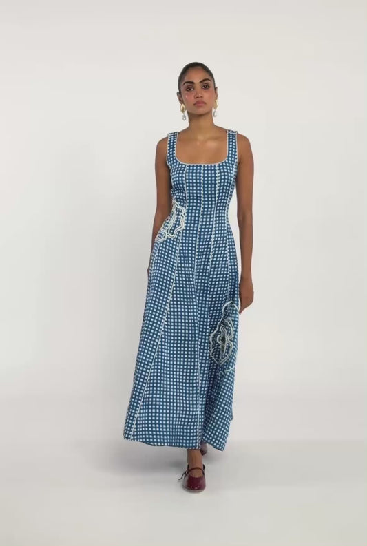 Soro Check Dress