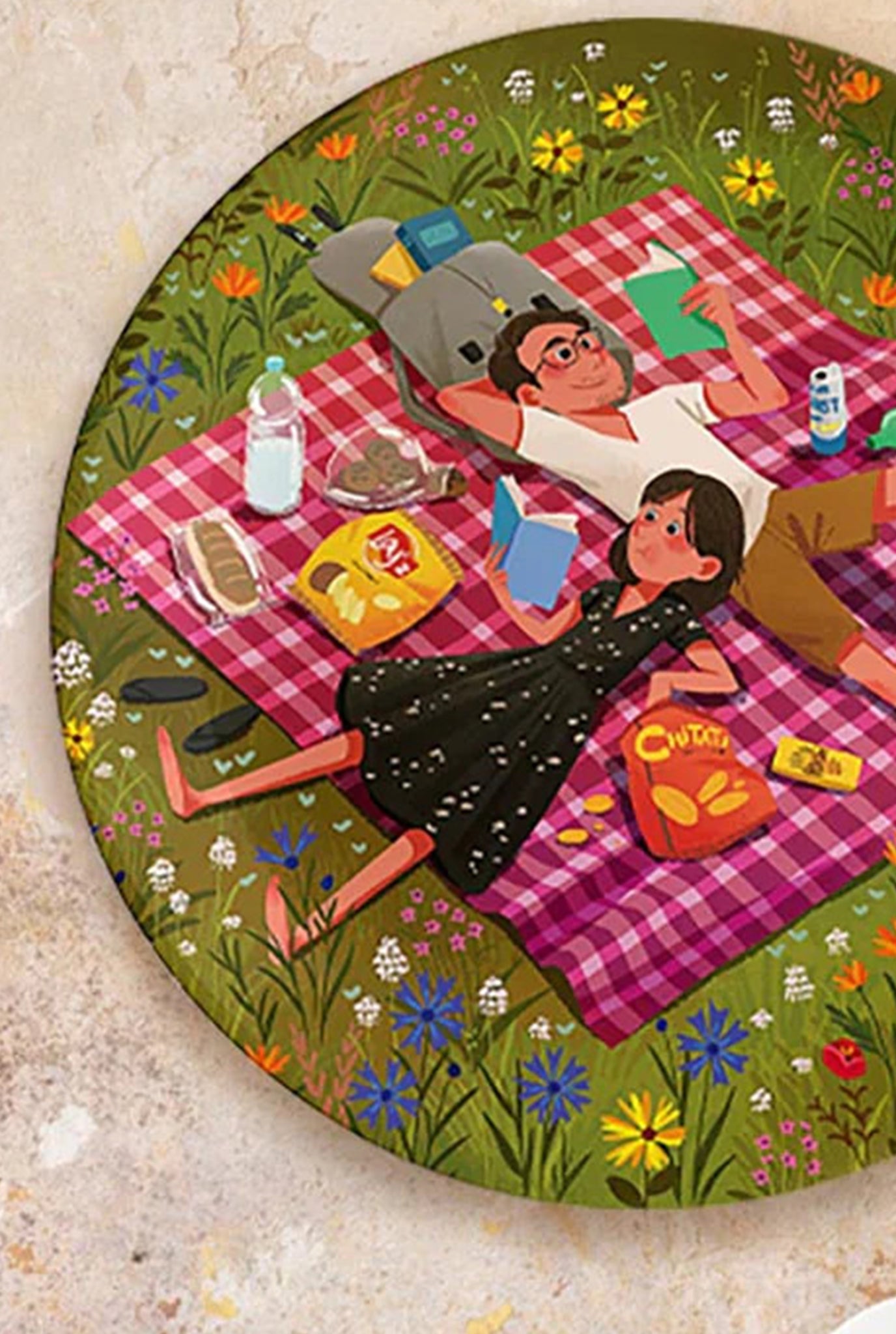 Books Food Flowers And You Decor Plates