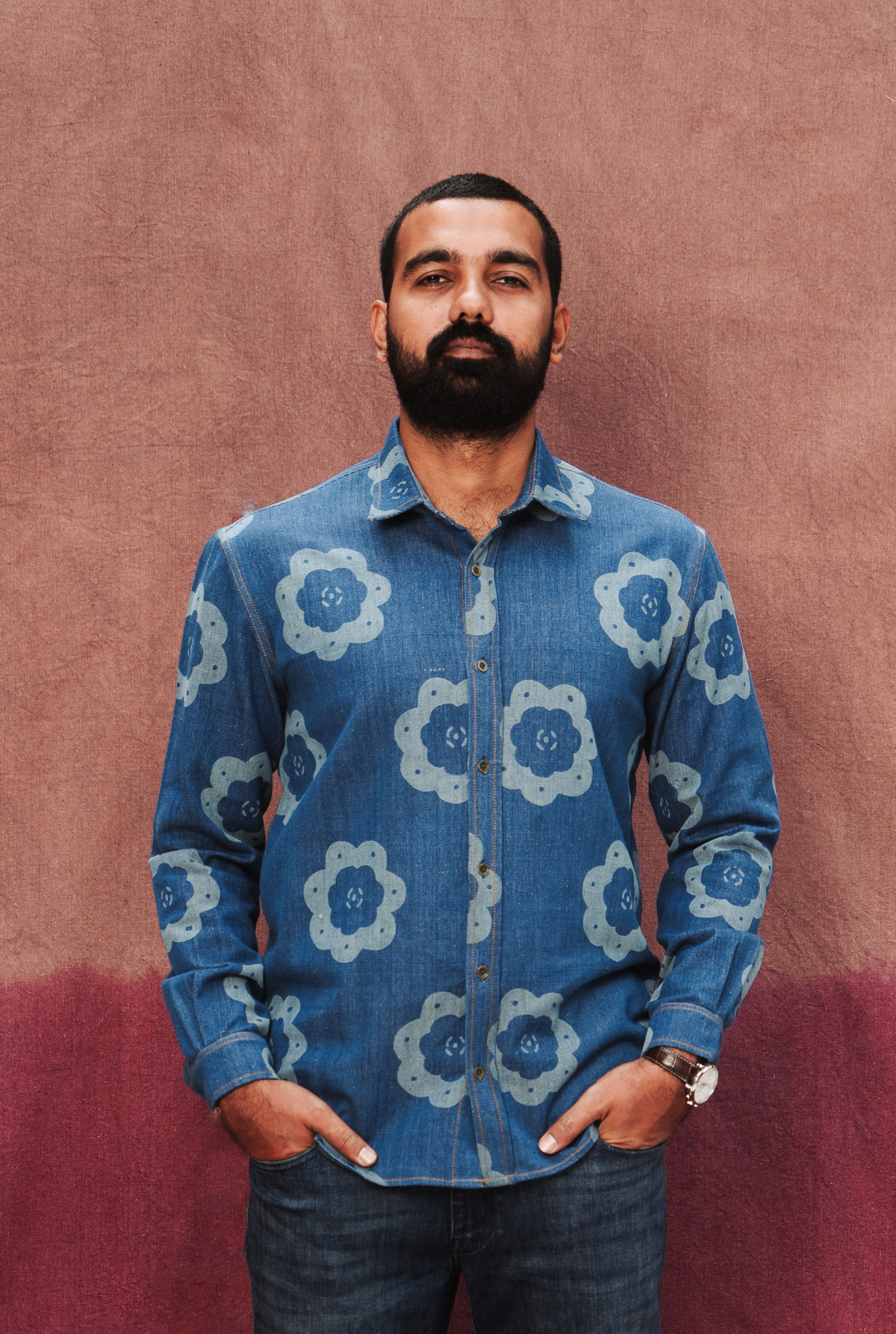 CARAWAY HANDLOOM DENIM SHIRT