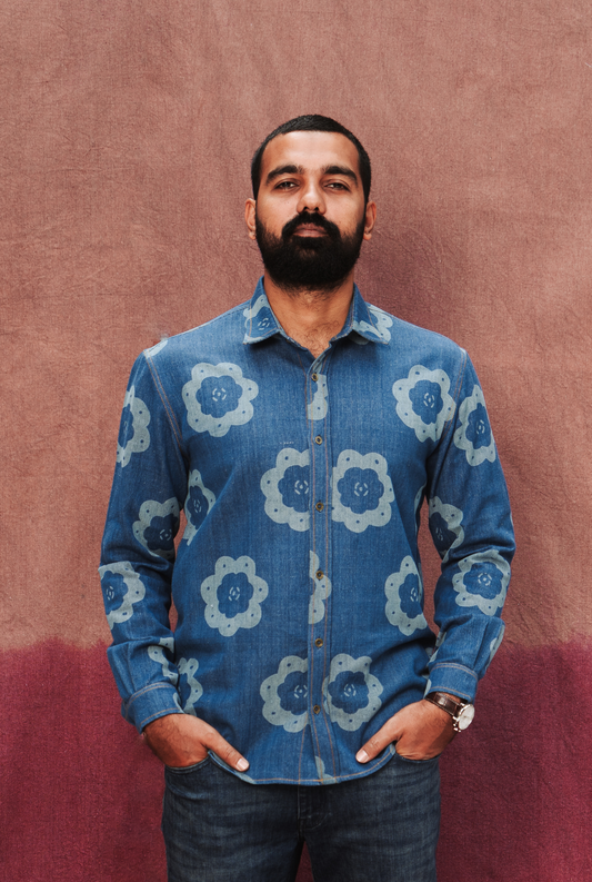 Caraway Handloom Denim Shirt