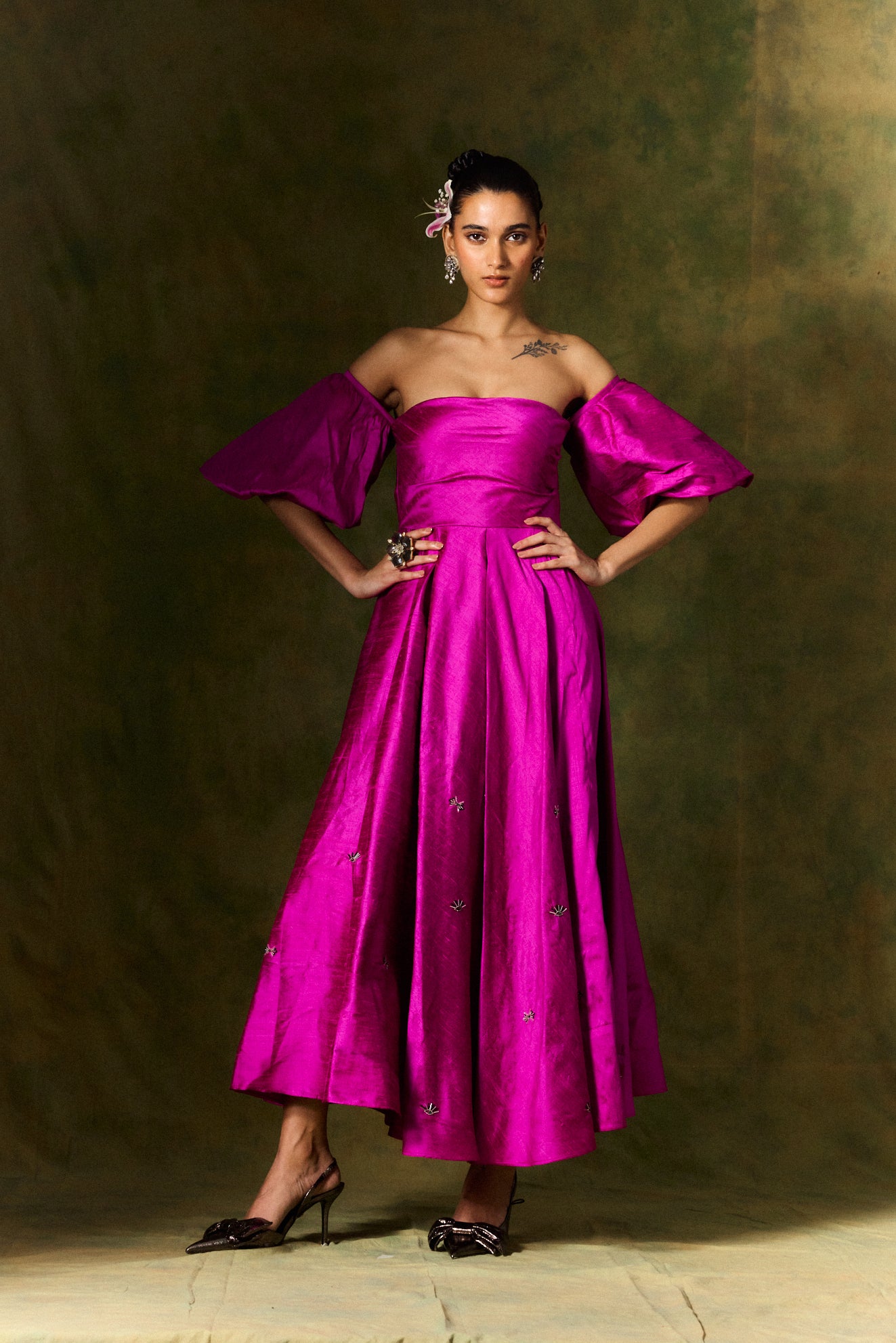 SURAHI SILK DRESS