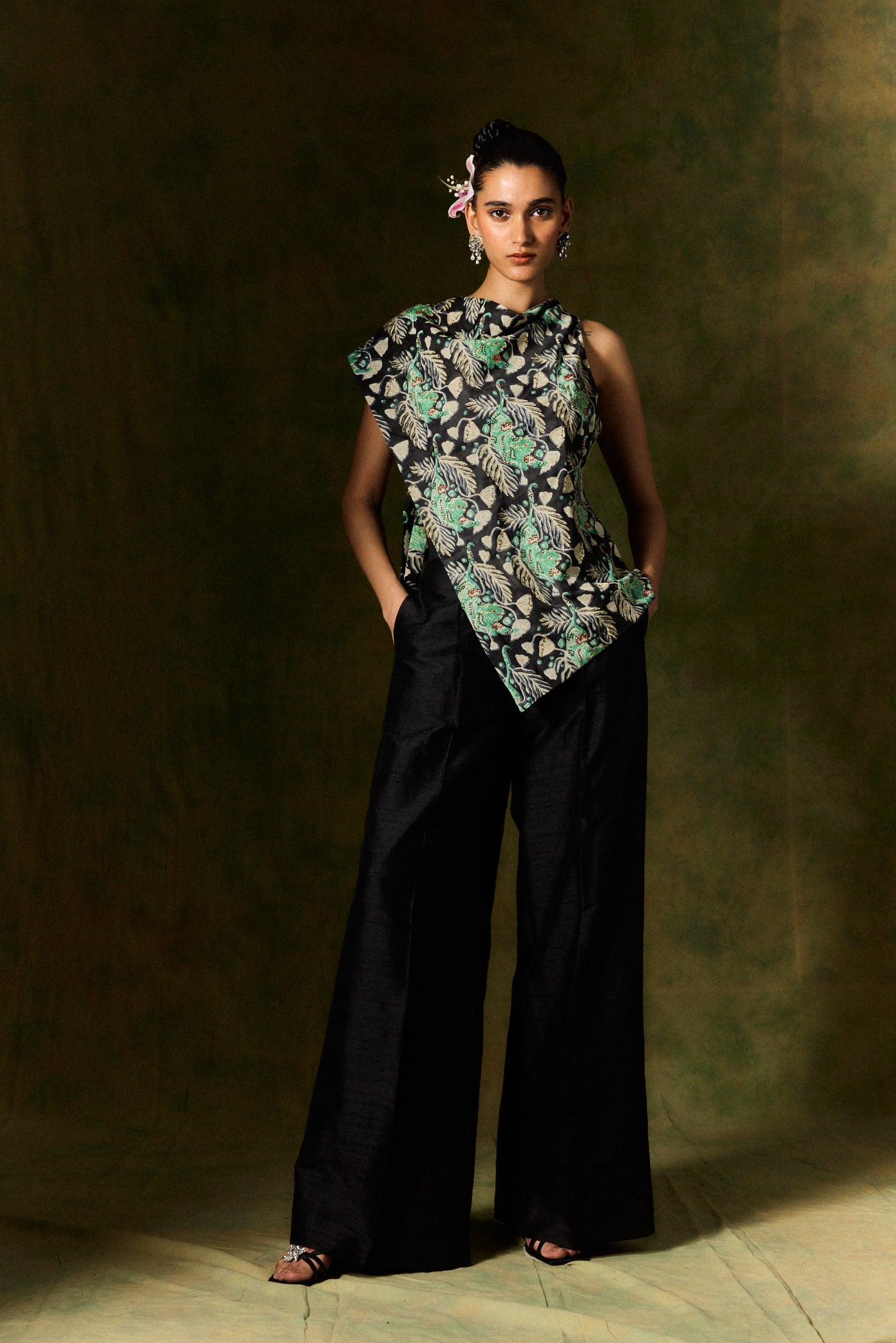 RANIA SILK TROUSERS