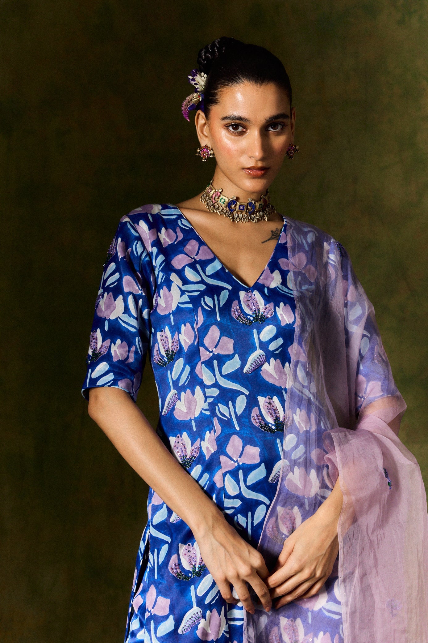 Neelam Organza Silk Dupatta